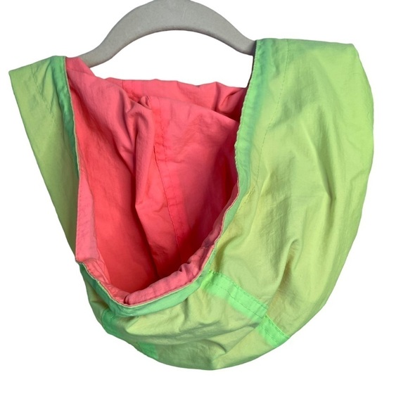 Vintage 80s Ocean Pacific Mens L Neon Anorak Windbreaker Surf Hoodie Jacket - Picture 11 of 12